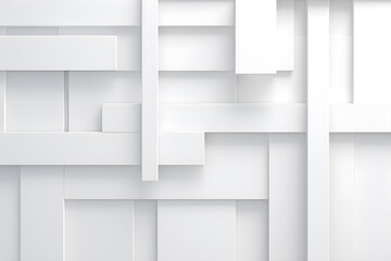 abstract 3D white squares lines modern and elegant modern background, AI generate