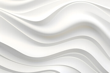 abstract wavy white background wave pattern design, AI generate