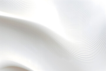 abstract wavy white background wave pattern design, AI generate