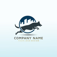 logo for city dog trainer
