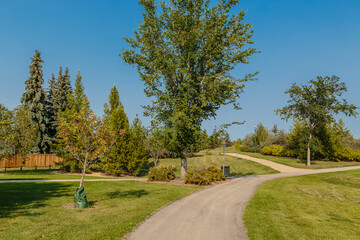 Obraz premium Dr. Seager Wheeler Park in the city of Saskatoon, Canada