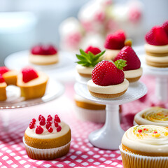 Strawberry dessert.
Generative AI