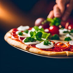 Margherita pizza.
Generative AI