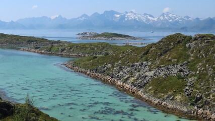 Obraz premium île de Skrova, Lofoten, Norvège