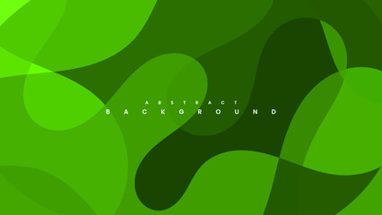 Fototapeta premium abstract green background with circles