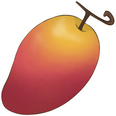 Mango painting in the tropics