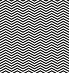 Seamless pattern, seamless black and white vector pattern with zig zag waves