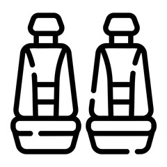car seat Line Icon