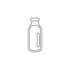 milk bottle vector