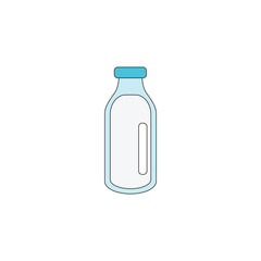 milk bottle vector
