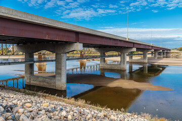 Meewasin Trail in the city of Saskatoon, Canada