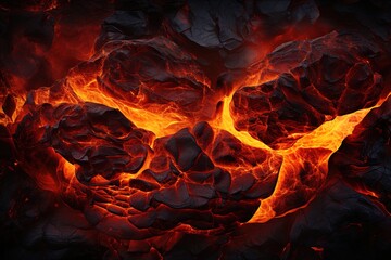 lava flows