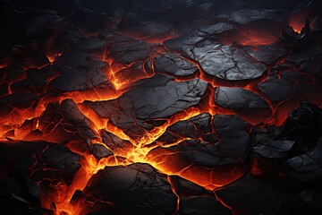 lava flows
