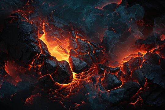 lava flows
