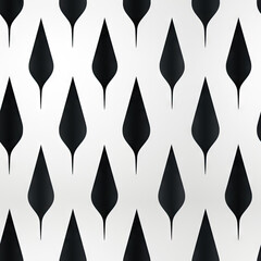 Fototapeta na wymiar Elegant and sophisticated seamless pattern design in classic black and white, showcasing a minimalist aesthetic that exudes simplicity and refinement