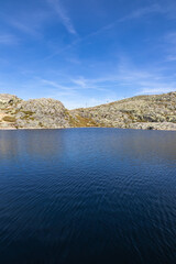 Hiking among the lakes in Serra da Estrela Nature Park, Portugal