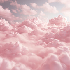 pink pastel cotton candy clouds Background 