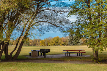 Diefenbaker Park in the city of Saskatoon, Canada