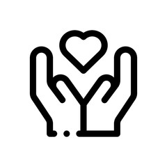give love line icon