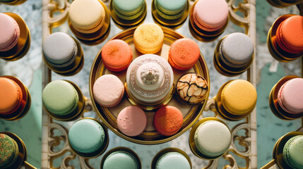 French Macarons in Dreamy Pastel Hues