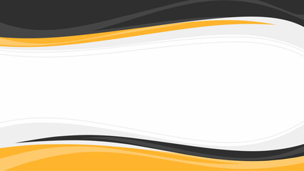 black and yellow abstract shape corporate background with copy space for your text