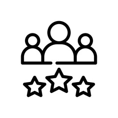 best employee line icon
