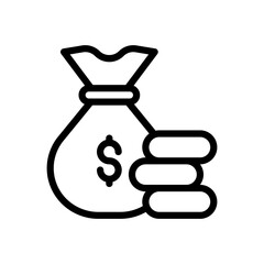 donation line icon