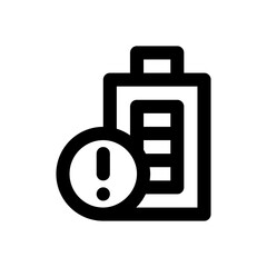 battery line icon