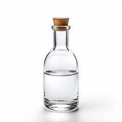 White vinegar isolated on transparent background 