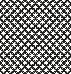 Fototapeta premium Seamless pattern. Modern stylish texture. Repeating geometric circle pattern. Simple graphic design.