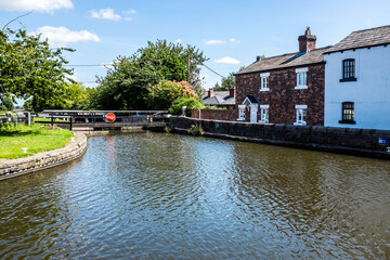 Obraz premium Top Lock, Burscough, Lancashire, UK.