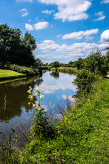 Leeds - Liverpool Canal at Burscough, Lancashire, UK