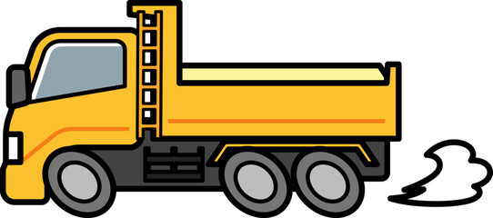 働く車・ダンプカー. © m-tsukasa