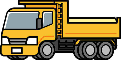 働く車・ダンプカー. © m-tsukasa