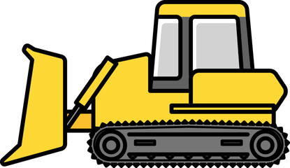 働く車・ブルドーザー.