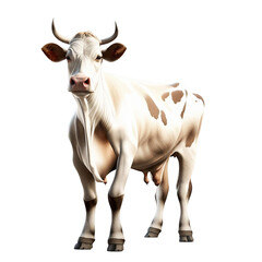 Cow on transparent background