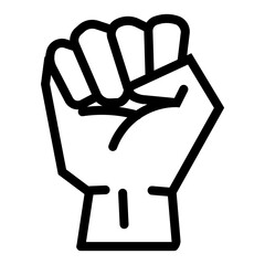 Raised fist symbol
