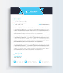 Security Service modern letterhead design template. creative modern letterhead design template for your project. Printable A4 size, Template.