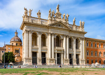 Lateran basilica (Archbasilica cathedral of Most Holy Savior and of Saints John Baptist and John...