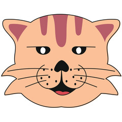 international cat day handdrawn vector element