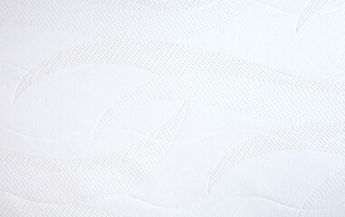 Texture of white mattress bed background