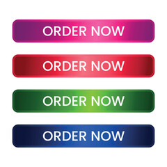 order now button background red, green, purple, blue