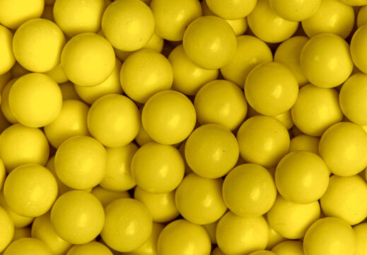 Small round balls, used for a toy gun