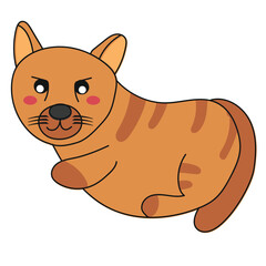 international cat day handdrawn vector element