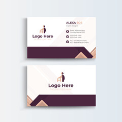 Senior Care Personal visiting card design, company visiting card design template senior care hospital,