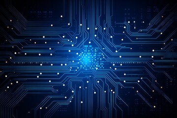Modern technology, circuit board texture background. Beautiful illustration picture. Generative AI
