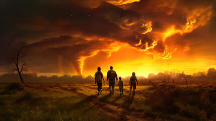 Fototapeta premium The Final Hour of Mankind