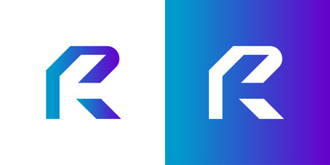MODERN R LOGO INITIALS
