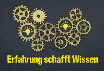 Erfahrung schafft Wissen	