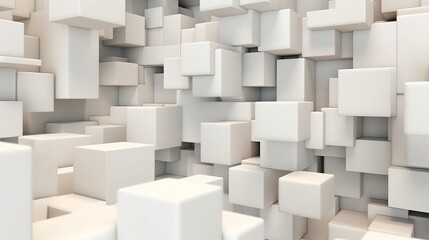 abstract digital background with white boxes, ai tools generated image